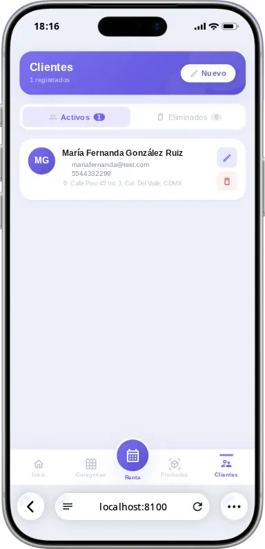 Directorio de clientes